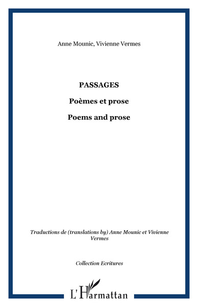 Passages, Poèmes et prose - Poems and prose (9782747593366-front-cover)