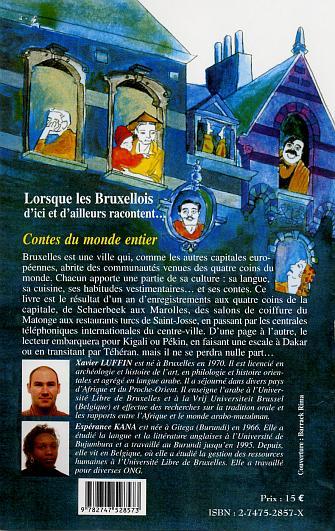 LORSQUE LES BRUXELLOIS D'ICI OU D'AILLEURS RACONTENT (9782747528573-back-cover)