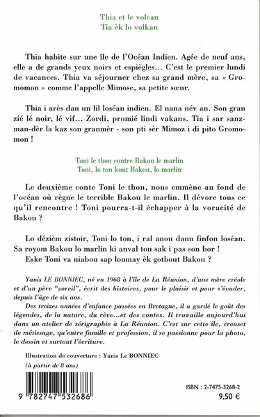 THIA ET LE VOLCAN / TIA EK LO VOLKAN (9782747532686-back-cover)