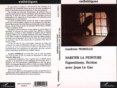 Habiter la peinture, Expositions, fiction avec Jean Le Gac (9782747554565-front-cover)