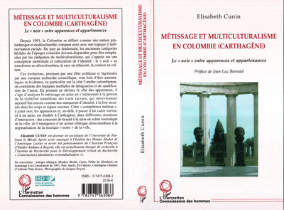 Métissages et multiculturalisme en Colombie (Carthagène), Le "noir" entre apparences et appartenances (9782747563086-front-cover)