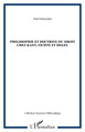 Philosophie et doctrine du droit chez Kant, Fichte et Hegel (9782747579872-front-cover)