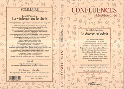 Confluences Méditerranée, Israël-Palestine : la violence ou le droit (9782747508100-front-cover)