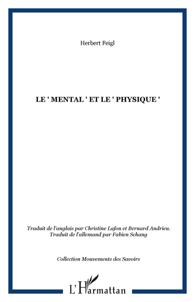 LE " MENTAL " ET LE " PHYSIQUE " (9782747526357-front-cover)