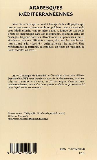 Arabesques Méditerranéennes (9782747589871-back-cover)