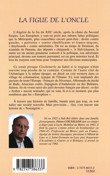 La figue de l'oncle, l'Algérie de Grand-Papa (9782747586337-back-cover)