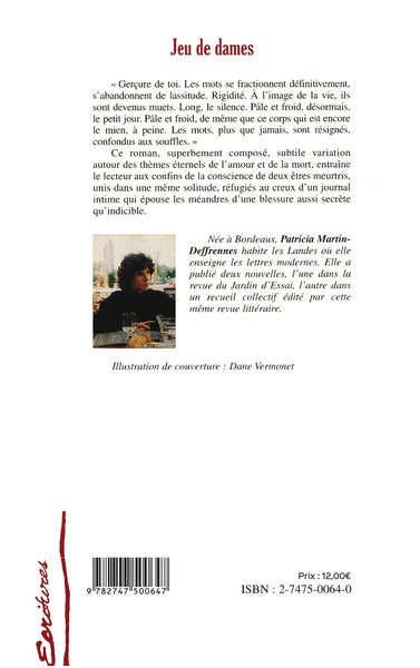 JEU DE DAMES (9782747500647-back-cover)
