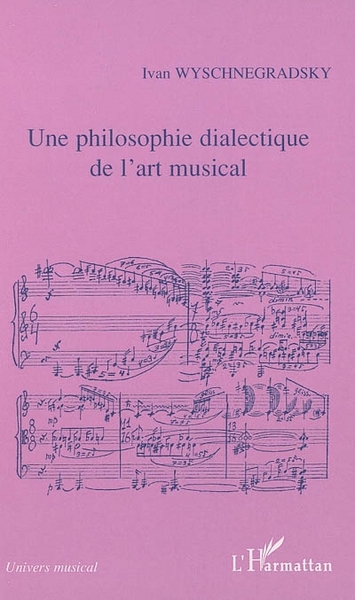 Une philosophie dialectique de l'art musical, Loi de la pansonorité (version 1936) (9782747585781-front-cover)