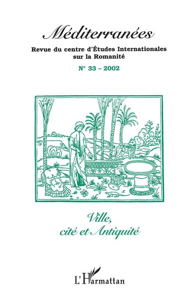 Méditerranées, Ville cité et Antiquité (9782747536691-front-cover)