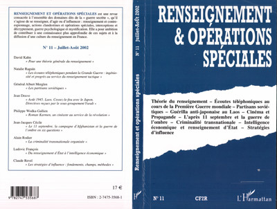 Renseignement et opérations spéciales, RENSEIGNEMENT ET OPÉRATIONS SPÉCIALES n°11 (9782747535687-front-cover)