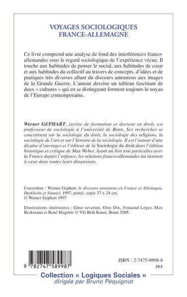 Voyages sociologiques France-Allemagne (9782747589987-back-cover)