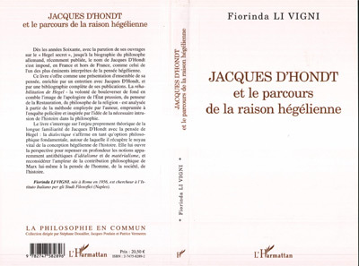 Jacques d'Hondt, Et le parcours de la raison hégélienne (9782747582896-front-cover)