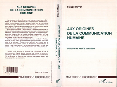 AUX ORIGINES DE LA COMMUNICATION HUMAINE (9782747507592-front-cover)
