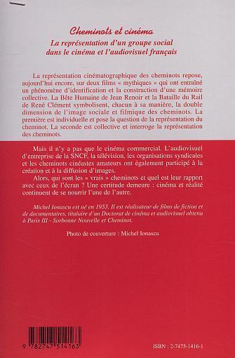 CHEMINOTS ET CINÉMA, La représentation d'un groupe social dans le cinéma et l'audiovisuel français (9782747514163-back-cover)