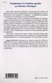 PEUPLEMENT ET EVOLUTION AGRAIRE AU MORELOS (MEXIQUE) (9782747513500-back-cover)