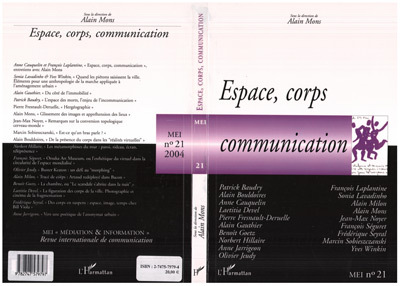 MEI (Médiation et Information), Espace, corps, communication (9782747579797-front-cover)
