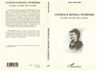 Clémence Royer l'intrépide, La plus savante des savants (9782747593229-front-cover)