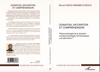 Donation, saturation et compréhension, Phénoménologie de la donation et phénoménologie herméneutique : une alternative ? (9782747587433-front-cover)