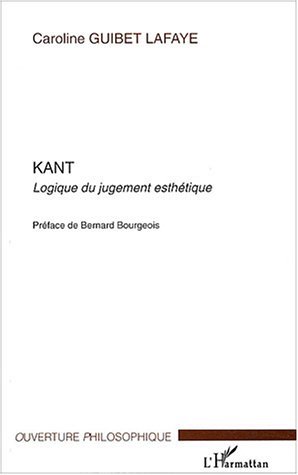 KANT, Logique du jugement esthétique (9782747557245-front-cover)