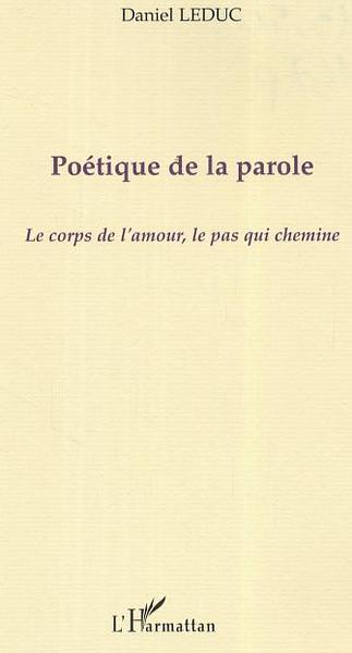 Poétique de la Parole (9782747592925-front-cover)