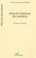 SENS ET ESSENCE DU SOUFFLE, Hymne à la beauté (9782747530439-front-cover)