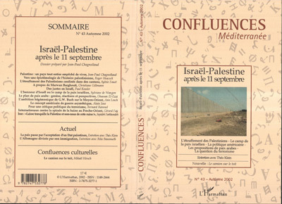 Confluences Méditerranée, Israël-Palestine : après le 11 septembre (9782747532778-front-cover)