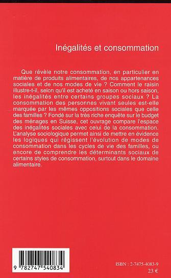 Inégalités et consommation (9782747540834-back-cover)