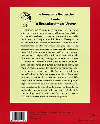 Notre corps, notre santé, La santé et la sexualité des femmes en Afrique subsaharienne (9782747531016-back-cover)