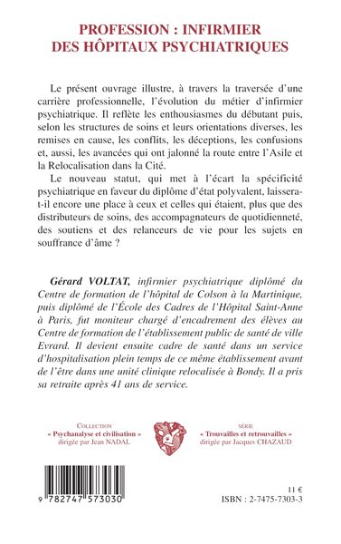 Profession : infirmier des hôpitaux cliniques (9782747573030-back-cover)