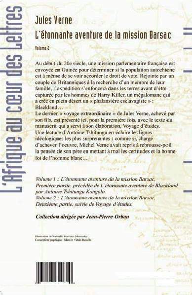 L'étonnante aventure de la mission Barsac, Volume 2 - Suivi de Voyages d'études (9782747596039-back-cover)