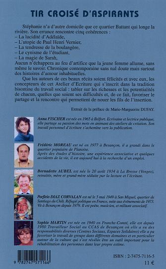 Tir croisé d'aspirants, Collectif d'écriture (9782747571166-back-cover)