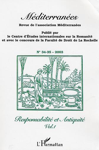 Méditerranées, Responsablité et antiquité (9782747544412-front-cover)