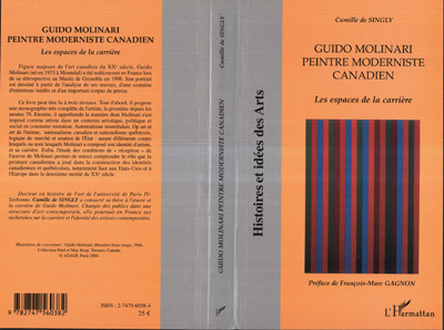 Guido Molinari peintre moderniste canadien, Les espaces de la carrière (9782747560382-front-cover)