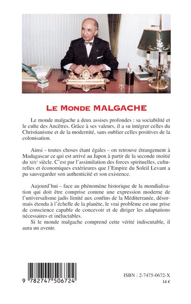 LE MONDE MALGACHE, Sociabilité et culte des Ancêtres (9782747506724-back-cover)