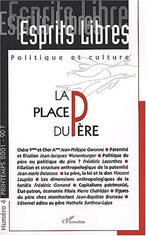 Esprits Libres, LA PLACE DU PERE (9782747512831-front-cover)