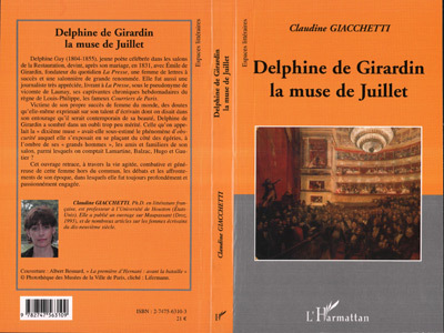 Delphine de Girardin la muse de juillet (9782747563109-front-cover)