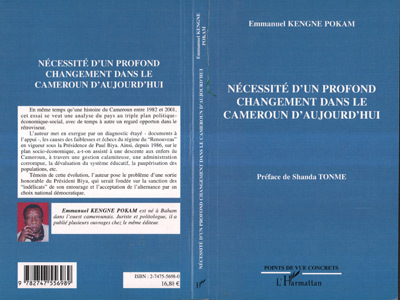 Nécessité d'un profond changement dans le Cameroun d'aujourd'hui (9782747556989-front-cover)