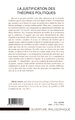 La justification des théories politiques, La liberté et l'égalité considérées comme des suppositions (9782747575898-back-cover)