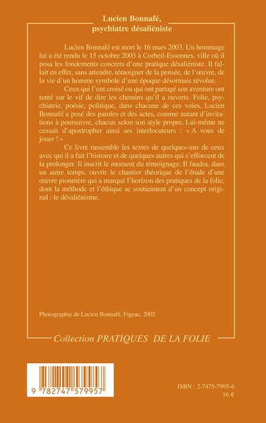 Lucien Bonnafé, psychiatre désaliéniste (9782747579957-back-cover)