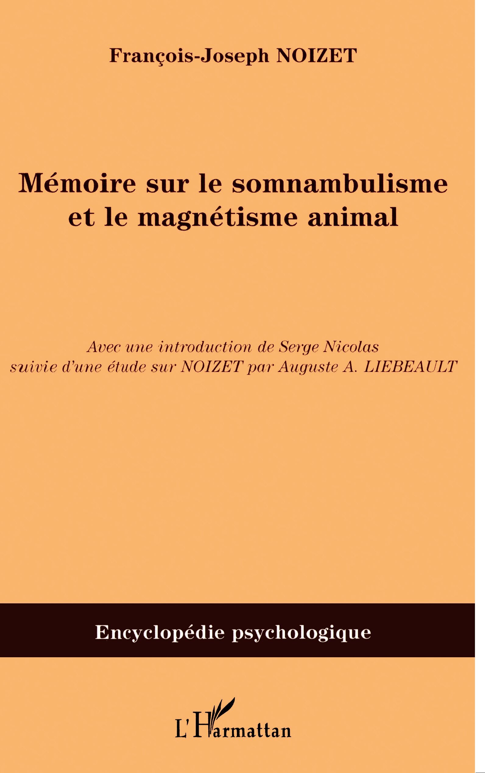 Mémoire sur le somnambulisme et le magnétisme animal (9782747582889-front-cover)