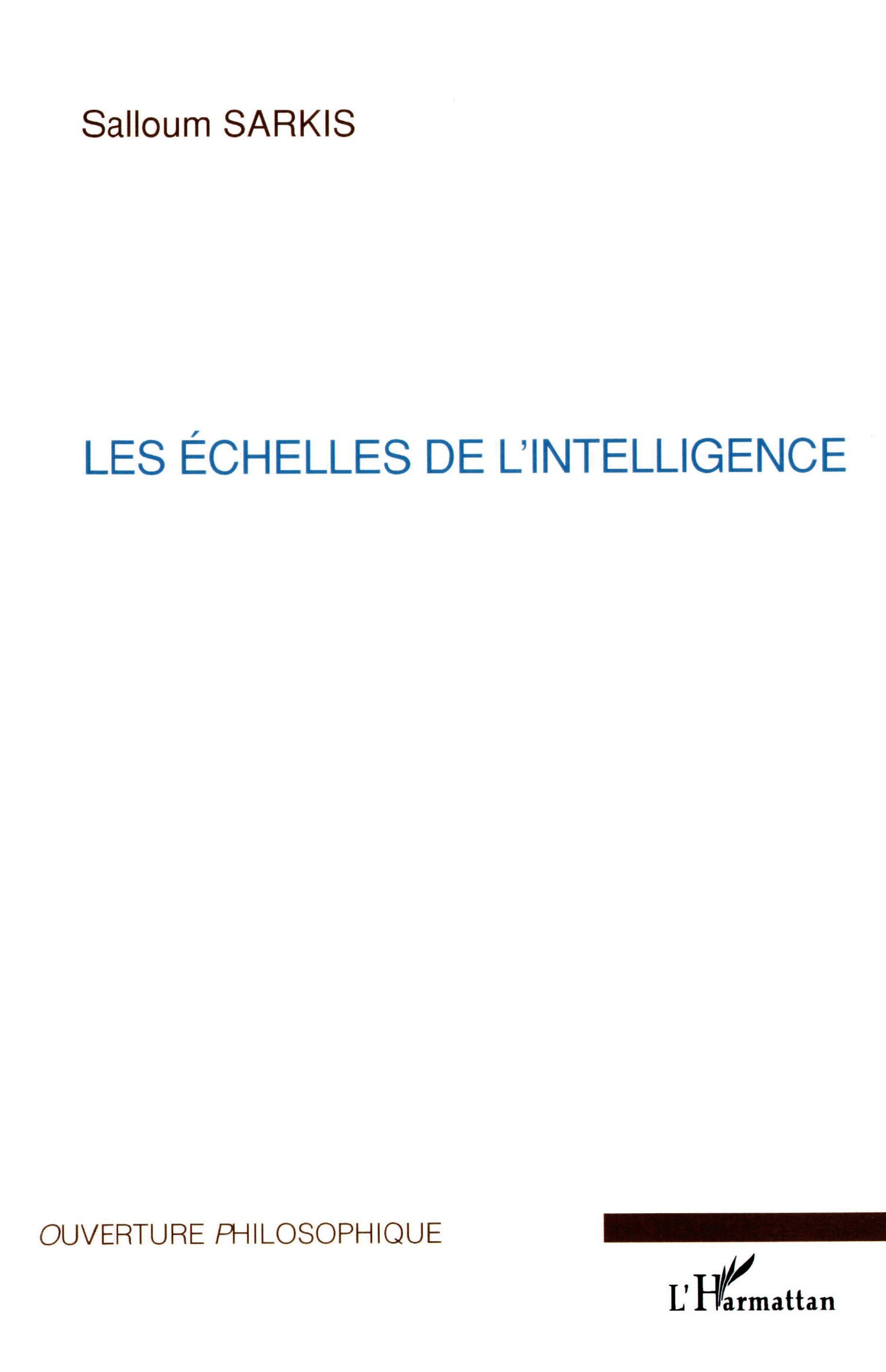 Les échelles de l'intelligence (9782747561716-front-cover)