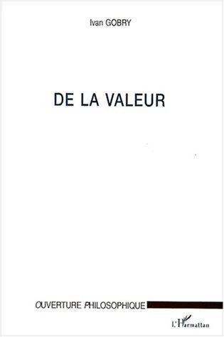 DE LA VALEUR (9782747503914-front-cover)