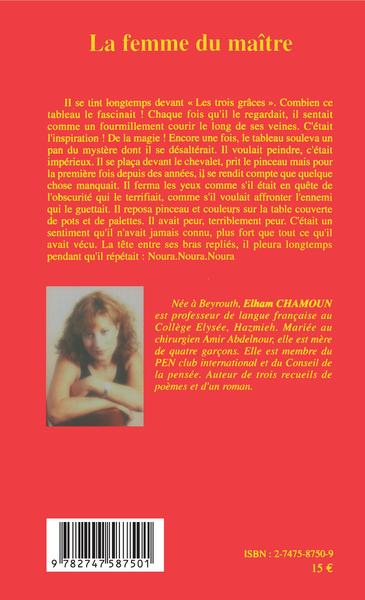 La femme du maître, Roman (9782747587501-back-cover)