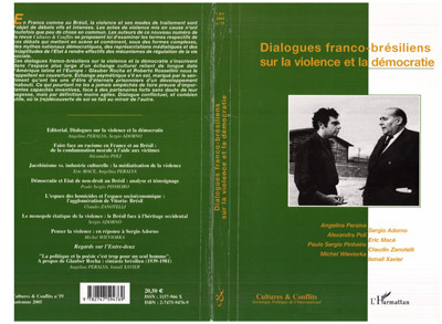 Cultures et Conflits, Dialogues franco-brésiliens sur la violence et la démocratie (9782747594769-front-cover)