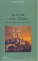 La liberté et rien d'autre (9782747542753-front-cover)