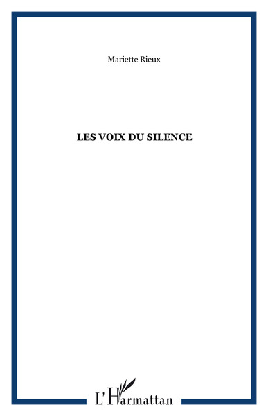 Les voix du silence (9782747553148-front-cover)