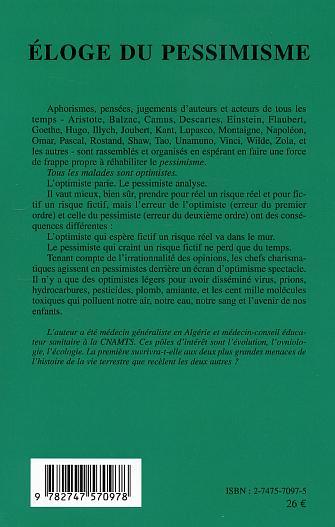 Eloge du pessimisme (9782747570978-back-cover)