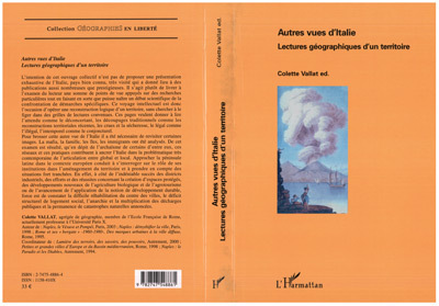 Autres vues d'Italie, Lectures géographiques d'un territoire (9782747548861-front-cover)