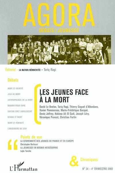 Agora - Débats / Jeunesses, Les jeunes face à la mort (9782747558761-front-cover)