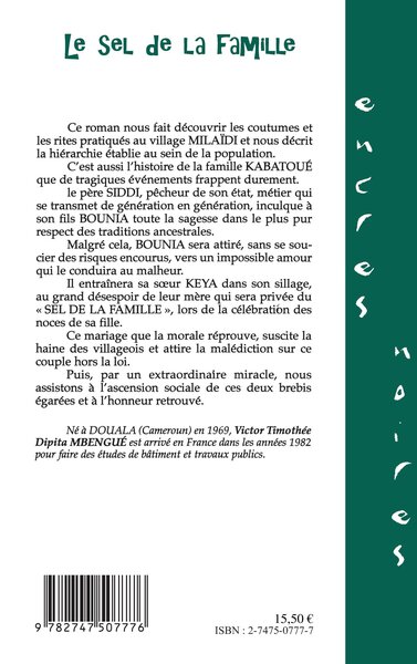 LE SEL DE LA FAMILLE (9782747507776-back-cover)